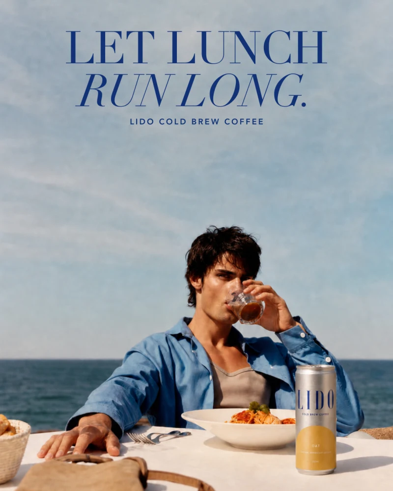Lido ad: Long lunch lifestyle