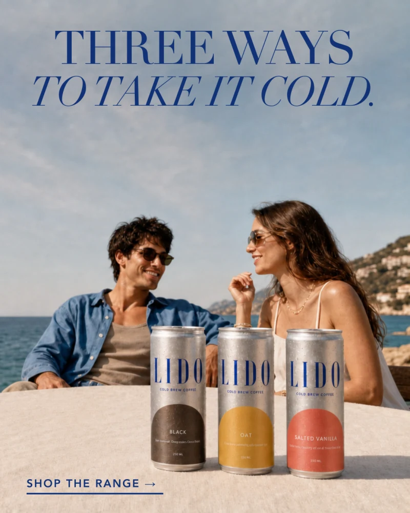 Lido ad: Three-flavour range