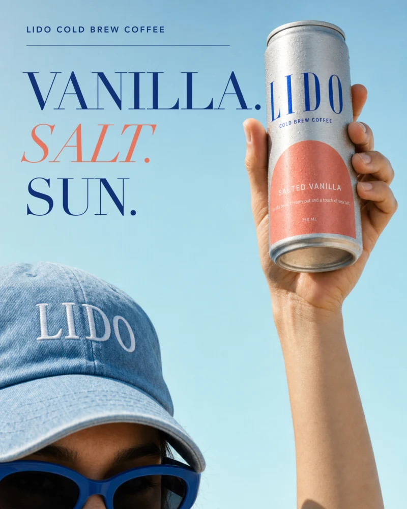 Lido ad: Salted vanilla held