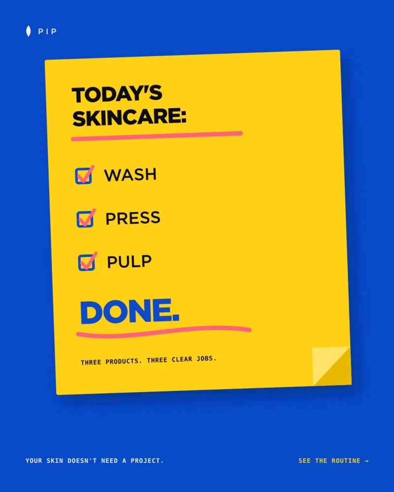 Pip ad: Sticky note