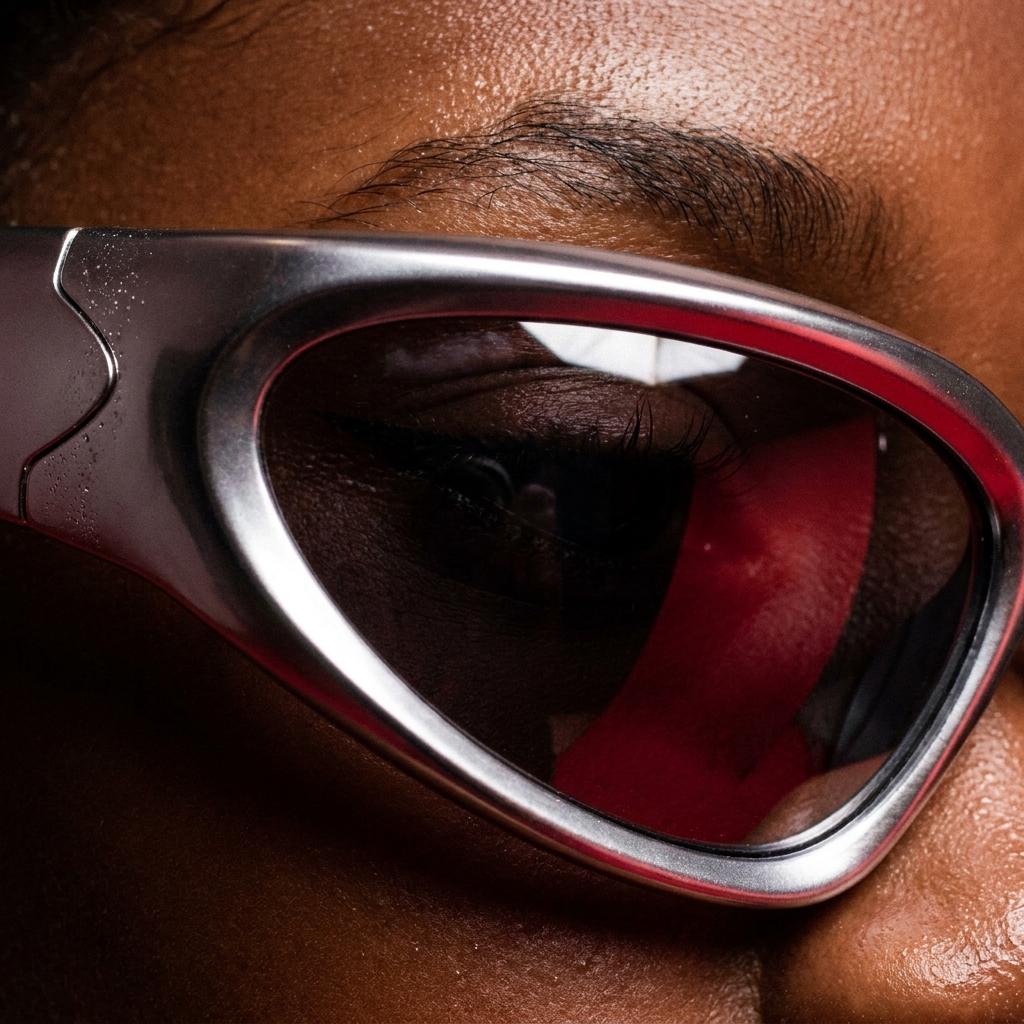 G7 sunglasses campaign close-up