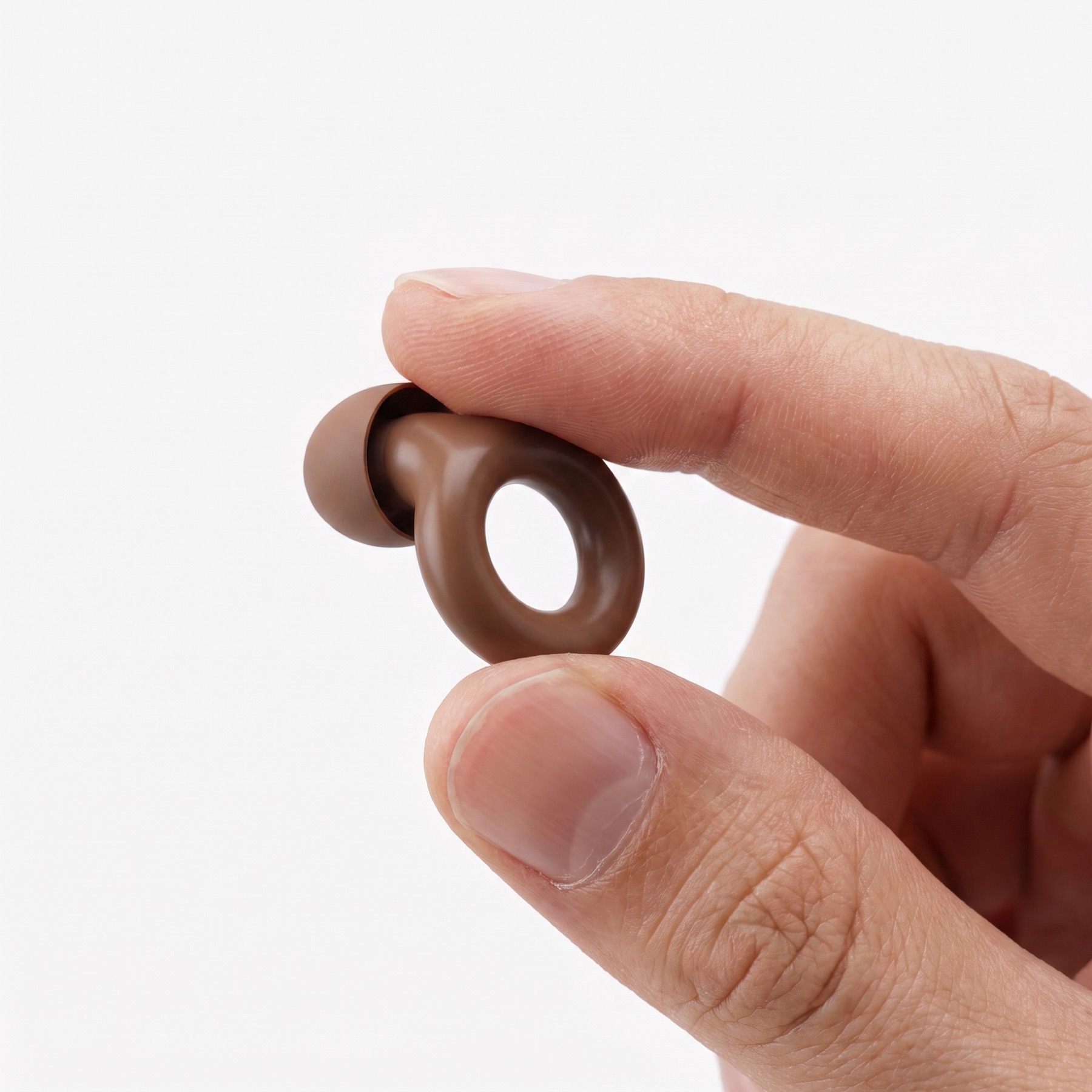 Held in hand · Brown