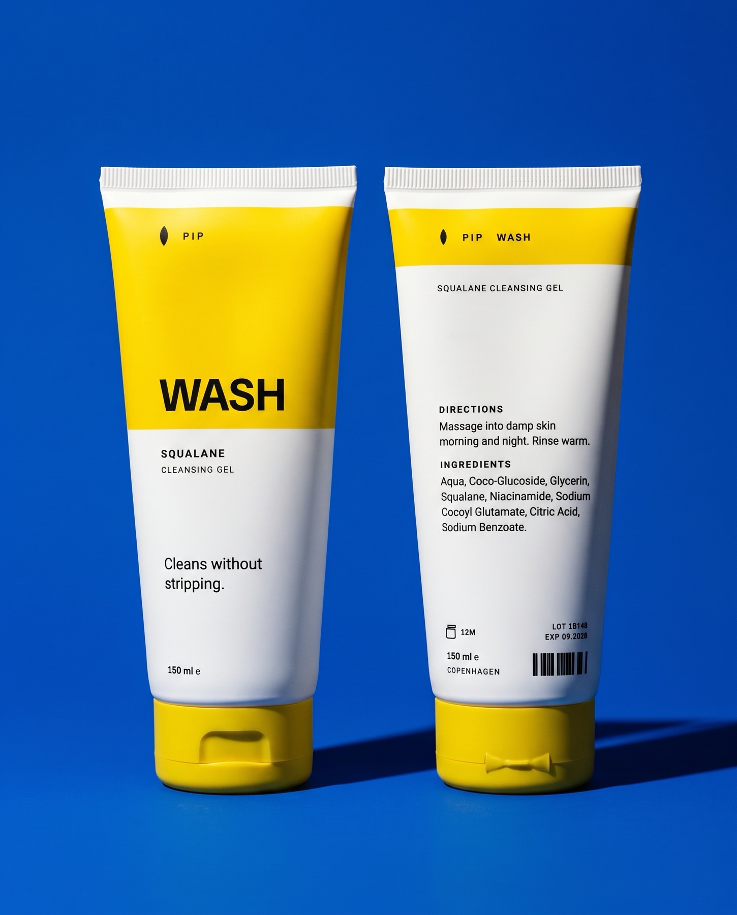 Wash · Front and back