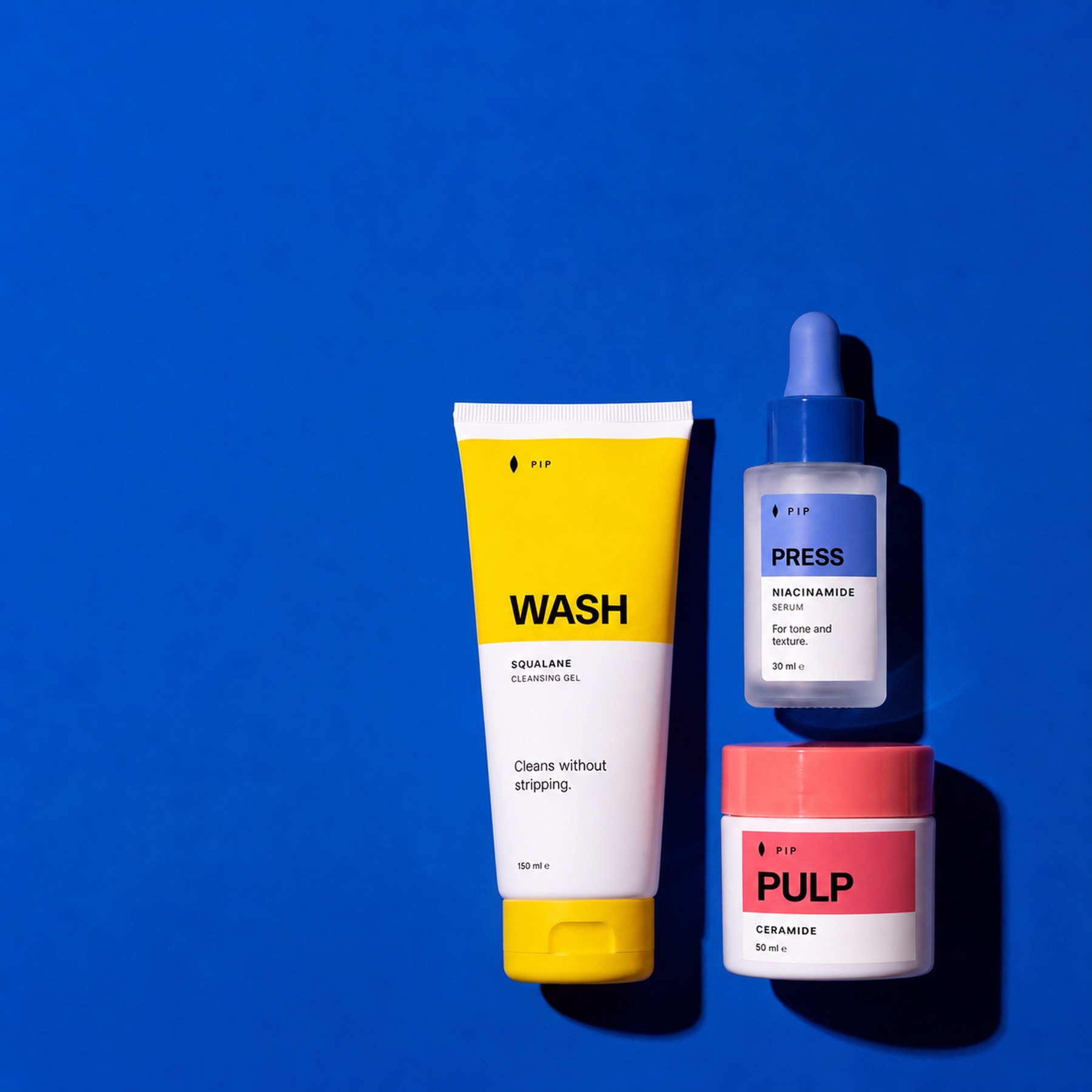 Three-product line-up