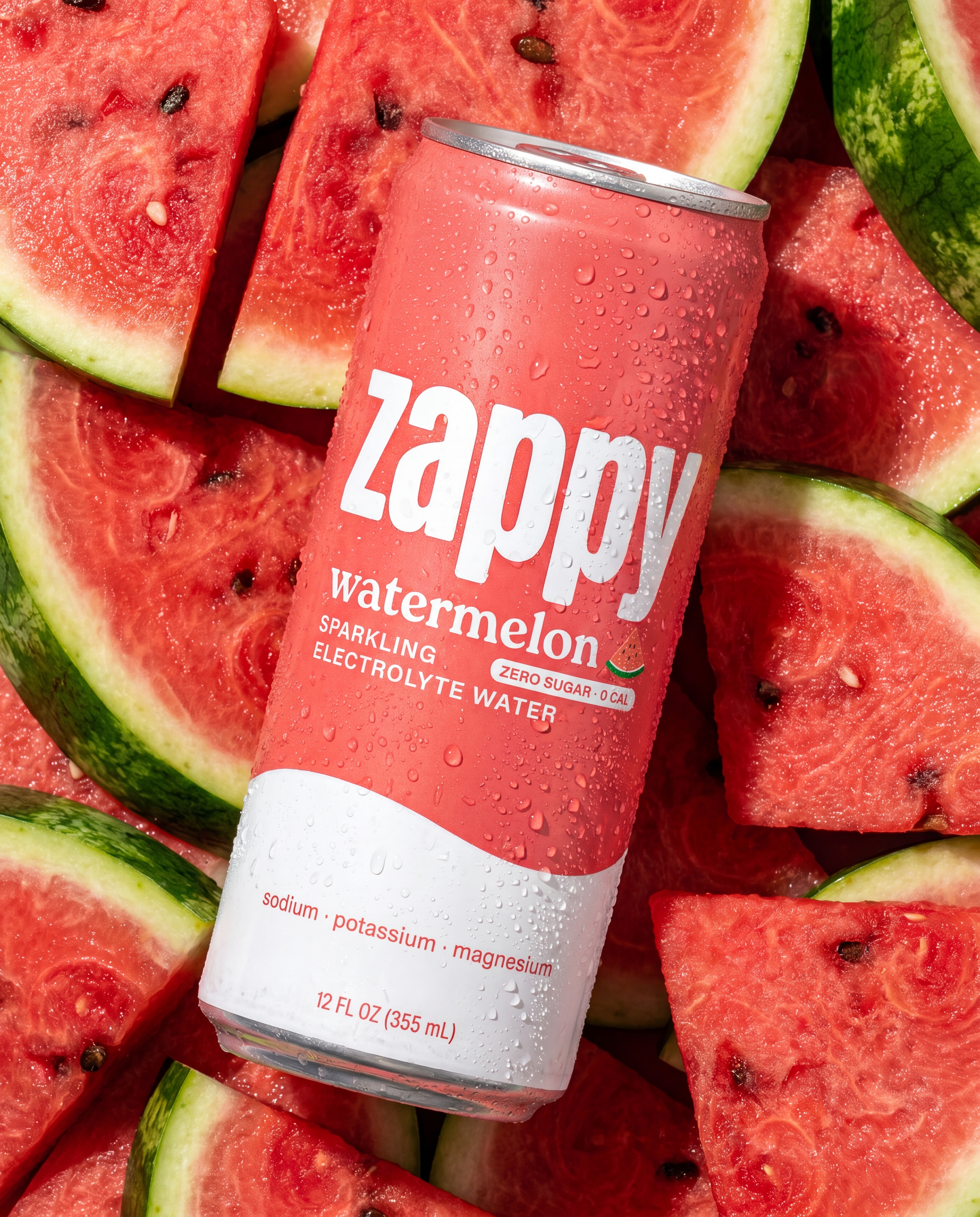 Zappy watermelon campaign poster